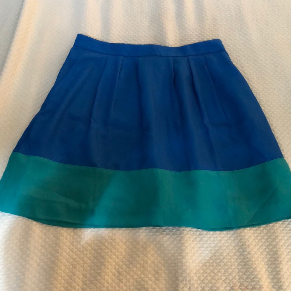 J. Crew color block skirt